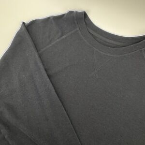 Eddie Bauer Mens Utility Black Long Sleeve Crewneck Layering  Size‎ XL